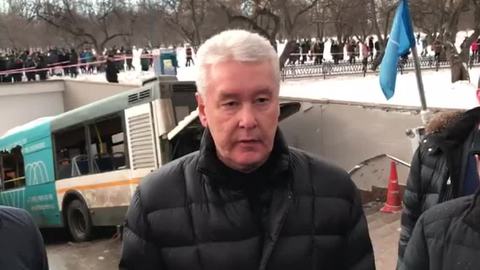 После аварии Собянин поручил проверить весь автобусный парк Москвы