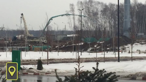 Строящийся тоннель на Калужском шоссе залило жидким бетоном