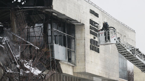 В Москве восстановят сгоревшее здание ИНИОН