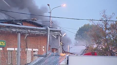 Пожар на складе химикатов в Москве потушен