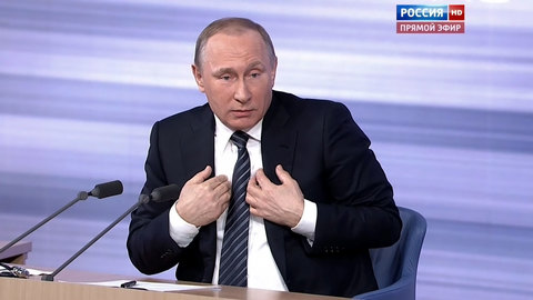 "Тогда была белая полоса": Путин шутил, но не отшучивался