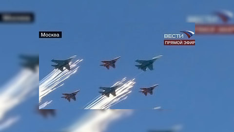 Пролет авиации стал кульминацией Парада Победы