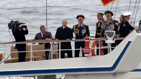 Путин примет участие в параде Победы в Севастополе