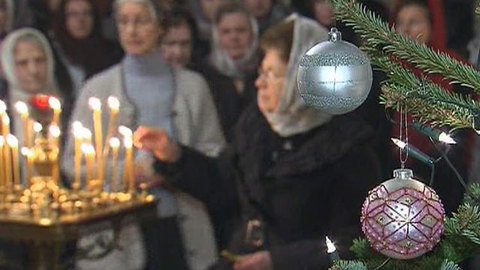 В Храме Христа Спасителя началось рождественское богослужение