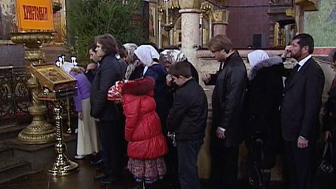 Патриарх Кирилл совершил службы в Кремле и в храме Христа Спасителя