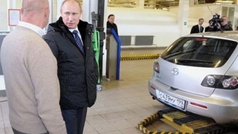 Путин и Собянин проинспектировали пункт ТО в Строгине