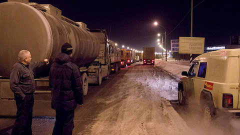 Коллапс на "России": пробка в Тверской области снова выросла