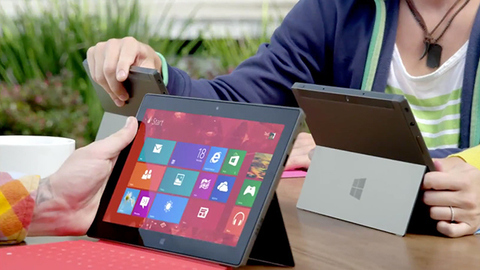 Microsoft начала рекламировать планшетники Surface