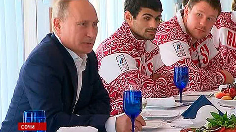 Путин встретится в Кремле с олимпийской сборной России