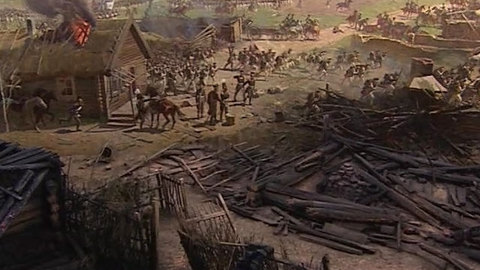 Британец 40 лет мастерил макет Бородинской битвы