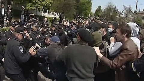Во Львове начались аресты украинских националистов