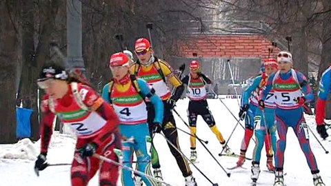 Биатлон. Зайцева выиграла серебро "Гонки чемпионов"