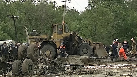 МАК завершил работу на месте падения самолета Ту-134 под Петрозаводском