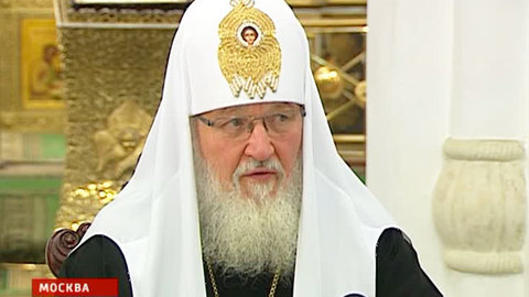 Патриарх Кирилл поздравил верующих с Рождеством