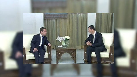 Медведев: Россия рассчитывает увеличить товарооборот с Сирией