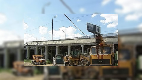 Путепровод на Ленинградке реконструируют к ноябрю