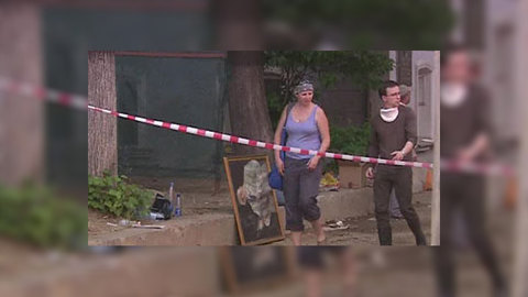 Из Центра Грабаря выносят уцелевшие картины