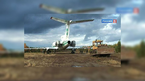 В Ижме Ту-154 готовят к взлёту