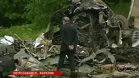 Судмедэкспертиза: штурман разбившегося под Петрозаводском Ту-134 был пьян