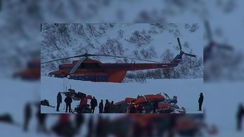 Черные ящики Ми-8, попавшего под лавину, пока не найдены