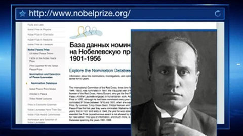На Нобелевскую премию мира выдвигались Сталин, Гитлер и Муссолини