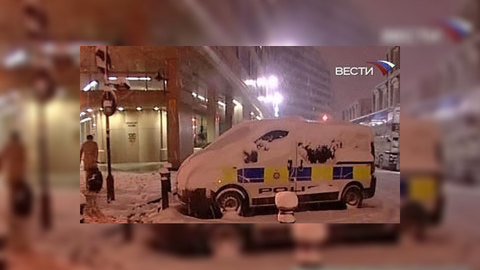 Сугробы выбили европейцев из рабочего ритма