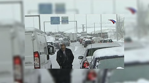 Снегопад застал ирландцев врасплох