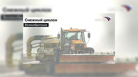 Европу опять завалило снегом