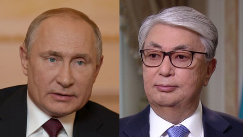 Путин побеседовал с Токаевым