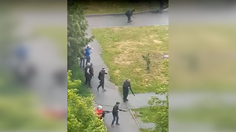 Десятки извозчиков устроили перестрелку в пригороде Киева