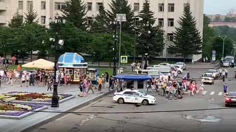 Очередная акция в поддержку Фургала была немногочисленной