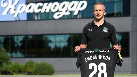 Экс-защитник "Зенита" Смольников подписал контракт с "Краснодаром"