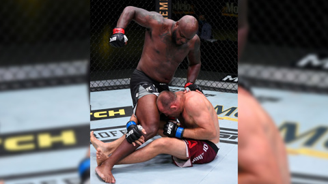 Льюис нокаутировал Олейника на турнире UFC в Лас-Вегасе