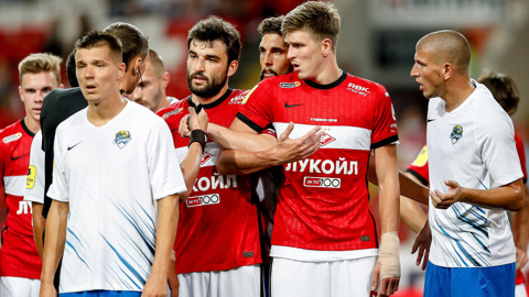 "Спартак" не смог обыграть "Сочи", ведя 2:0 по ходу встречи