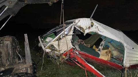 Под Тамбовом разбился самолет, один человек погиб