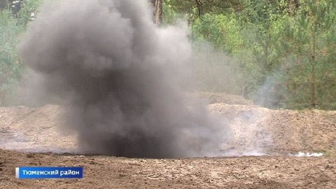 Военные боеприпасы уничтожили на полигоне под Тюменью