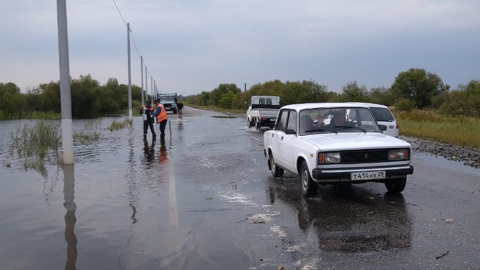 Подъем уровня воды в реке Томь замедлился