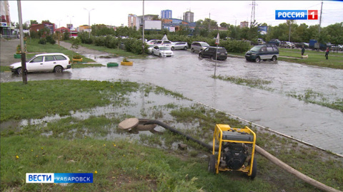 Хабаровский край накрыли ливни