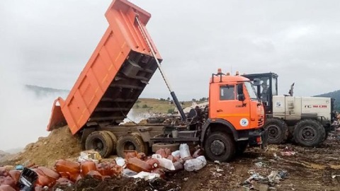 На полигоне в Бурятии устранено задымление