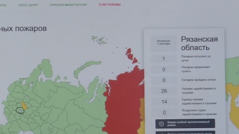 За пожарной обстановкой можно будет следить в режиме онлайн