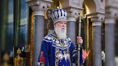 У 91-летнего патриарха УПЦ-КП Филарета диагностирован коронавирус