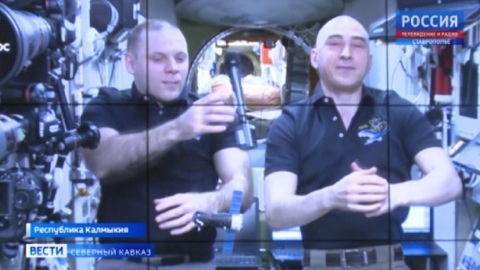 Жителей Калмыкии с тройным юбилеем поздравили из космоса