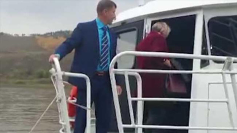 В Забайкалье состоялся первый рейс пассажирского катера "Шилка-6"