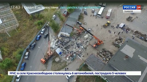 В гаражном массиве Тамбова взорвался газовый баллон