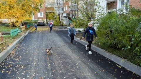 В Улан-Удэ на средства "Народного бюджета" благоустраивают дворы