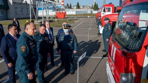 Калининскую АЭС с рабочим визитом посетил министр МЧС России Евгений Зиничев