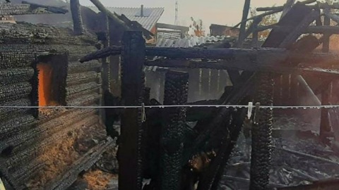 Пожарные спасли в Иволгинском районе дом и несколько птиц