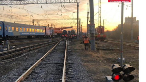 В Сергаче сошел с рельсов вагон поезда