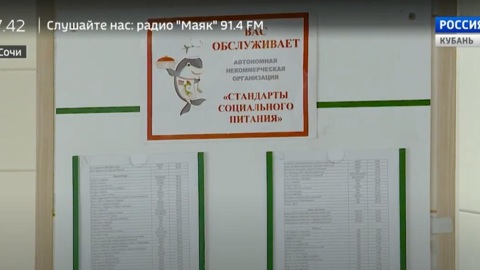 Преступную схему с питанием школьников пресекли в Сочи