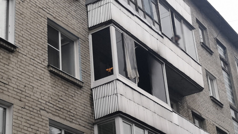 Огнеборцы спасли 7 человек во время пожара в многоэтажке в Северске